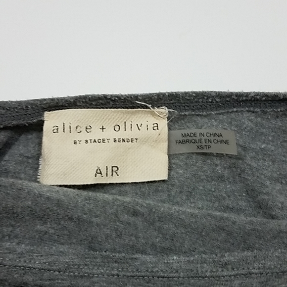 Alice + Olivia Shirt Air Collection Gray XS - Picture 4 of 8